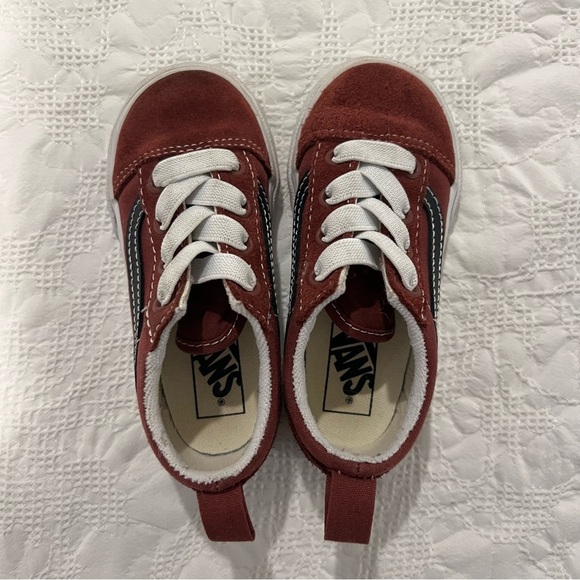 Vans Kids Red Sneakers - Picture 2 of 5